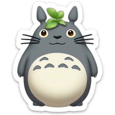 totoro thumbing up sticker