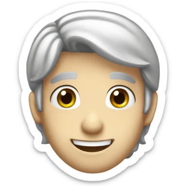 Jewish anime character saying hi  sticker