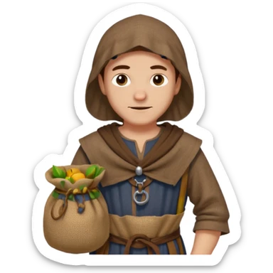 medieval merchant sticker