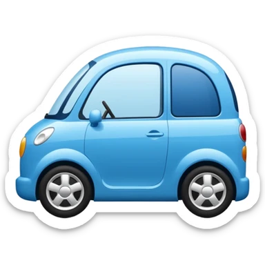 icône de vérification bleu avec une coche blanche sticker