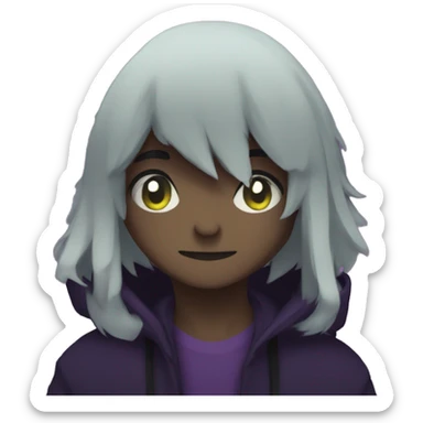 Kris from deltarune sticker