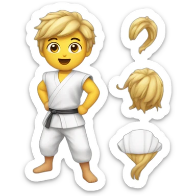 karaté sticker