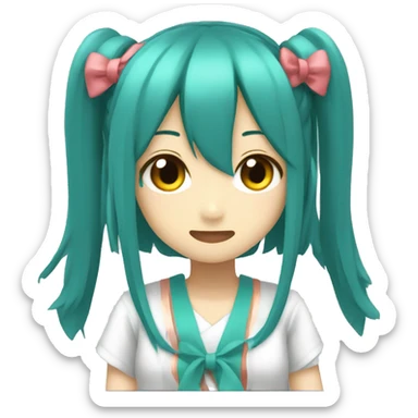 Miku nakano sticker