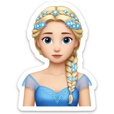 Elsa from the Frozen movie sticker