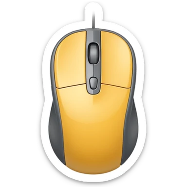 click the computer mouse sticker