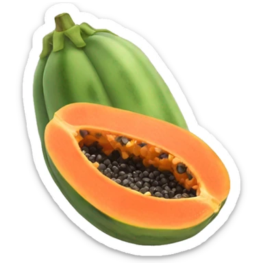 Papaya sticker