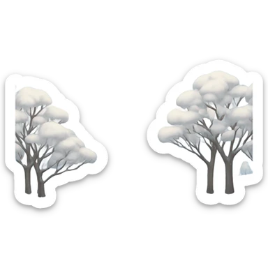 Winter sticker