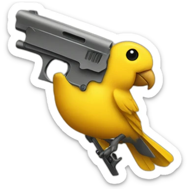 canarinho-pistola sticker