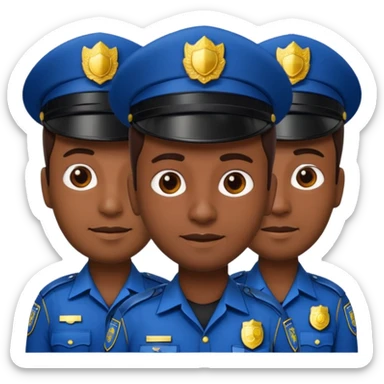 INDIAN POLICE OFFICER 3D EMOJI sticker