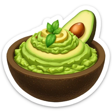 avocado guacamole sticker
