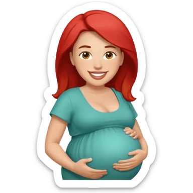 Pregnant Travis Kelce sticker