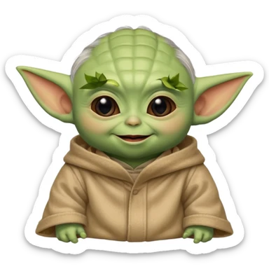 president trump baby yoda sticker