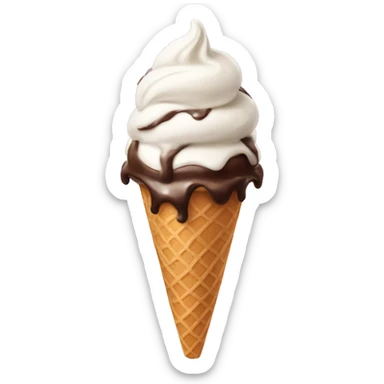 Ice cream sundae  sticker
