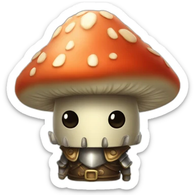 mushroom knight sticker