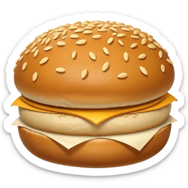 Food bun sticker