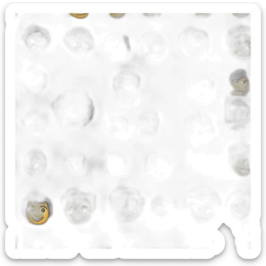 Homme au cheveux noir souriant et musclé avec un ordinateur sticker