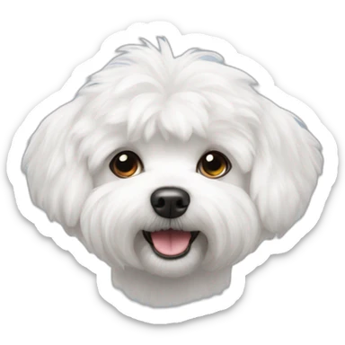 Bichon frisé bark sticker