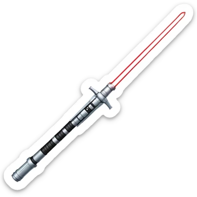 lightsaber fighting sword sticker