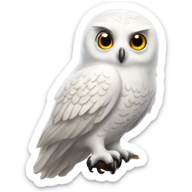Harry Potter white owl sticker