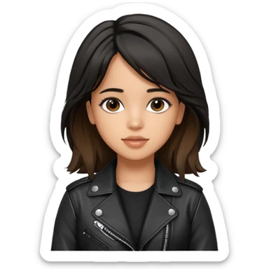 camila cabello wear leather jacket sticker