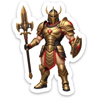 Create a Noxus Soldier from League of Legends  sticker
