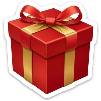 Caja de regalo sticker