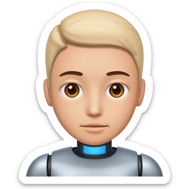 robot not allowed sticker