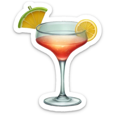Fancy cocktail sticker