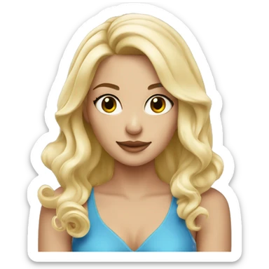 Blonde girl with RINGANA cosmetic sticker