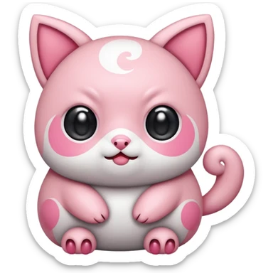 Jigglypuff-Pancham-Elgyem-fusion  sticker