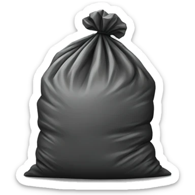 rubbish bag sticker