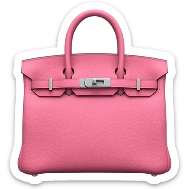 matte pink birkin hermes bag sticker