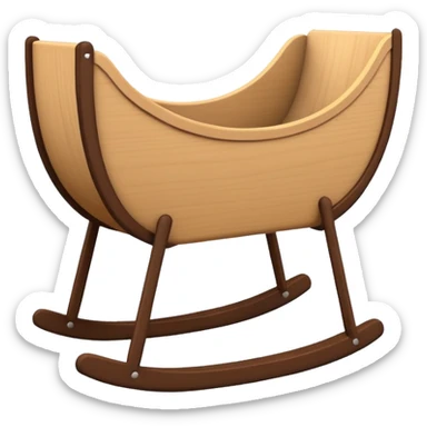 modern cradle sticker