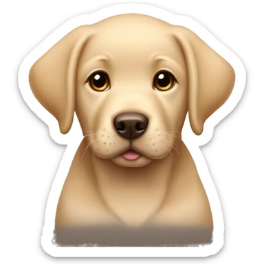 Labrador puppy sticker