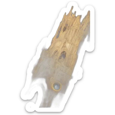 There are cathedrals everywhere for those with the eyes to see sticker