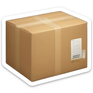 deliver package sticker