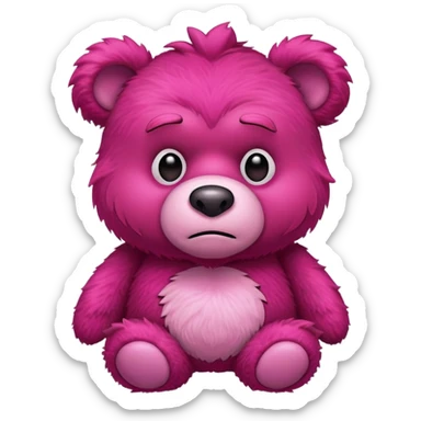 Lotso pink teddy bear villain sticker