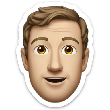 mark zuckerburg sticker