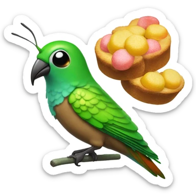 emoji de un colibrí con dulces sueños  sticker