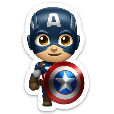 captain america  sticker