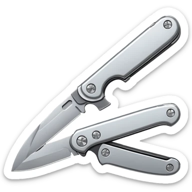 
pocket knife sticker