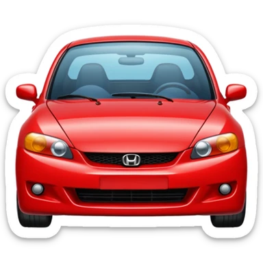 A Honda car emoji sticker