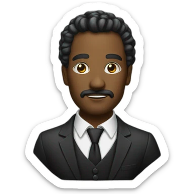 santory boss black sticker