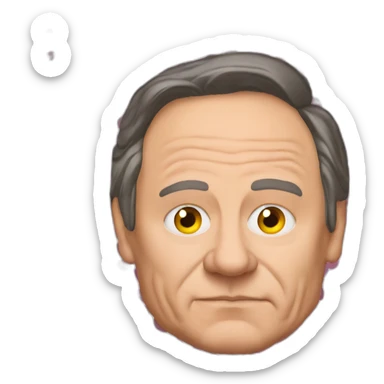 Francois Legault se fouille dans le nez sticker