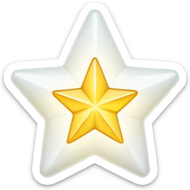 11 corner star with white tick on it sticker