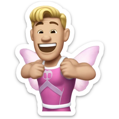 John cena and the sugarplum fairy sticker