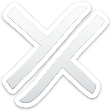 check mark like Nike logo sticker