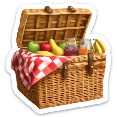 picnic basket sticker