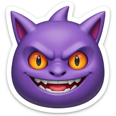 Gengar 2 d sticker