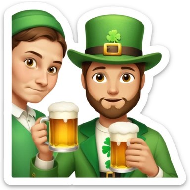 Having a Beer sticker